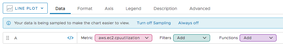 sampling query during chart create