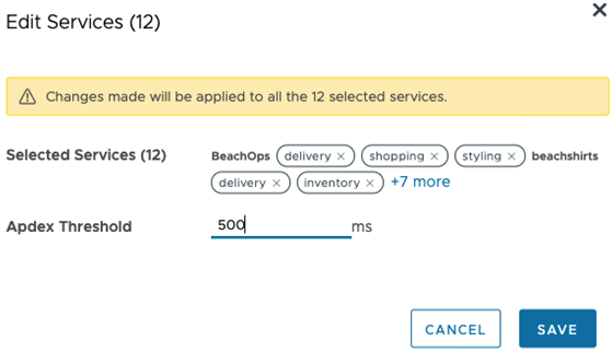 The image shows where to update the threshold value. It has a blue outline to highlight the threshold value.